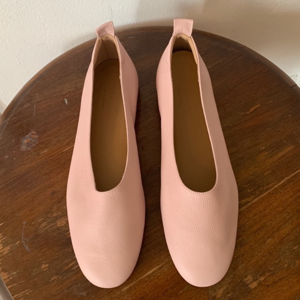 Everlane Pink Leather Flats